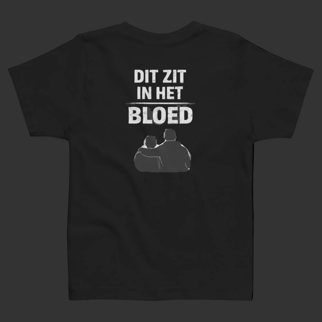 KIDS T-SHIRT DIT ZIT IN HET BLOED